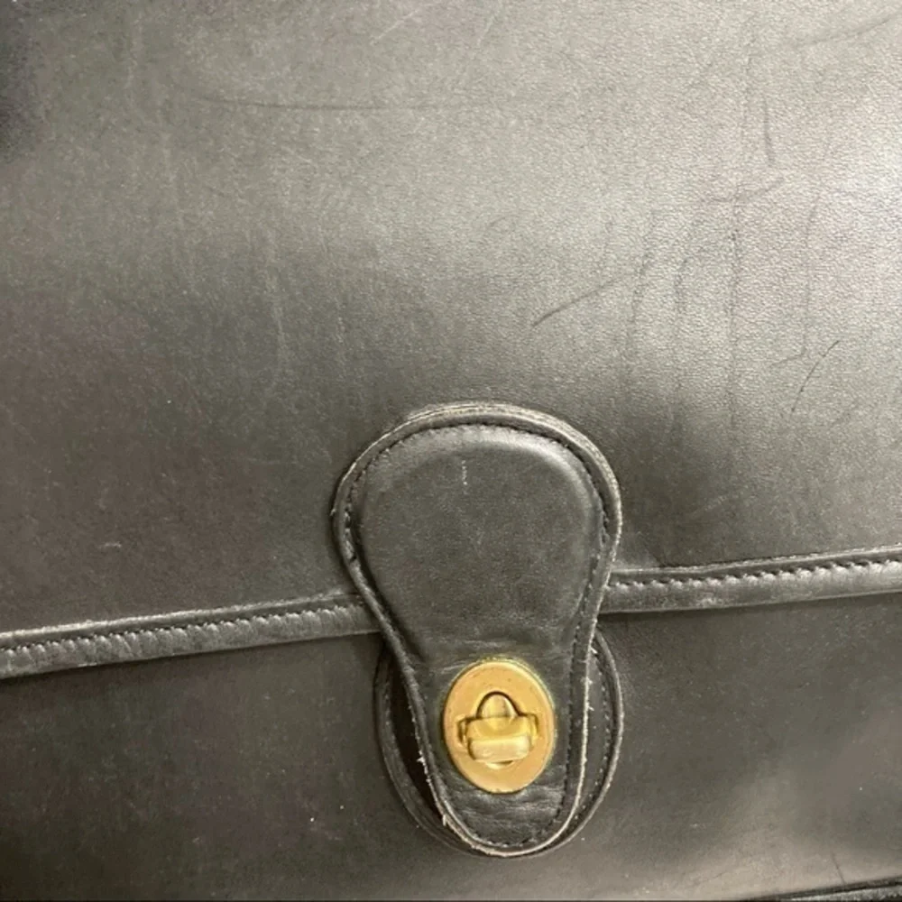 Coach black leather vintage Willis bag 1999 Costa Rica